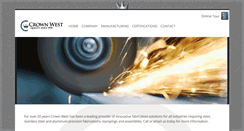 Desktop Screenshot of crownwest.ca